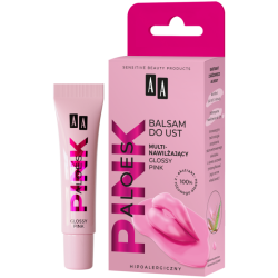 AA PINK ALOE VERA Multihydrating Lip Balm glossy pink, 10g