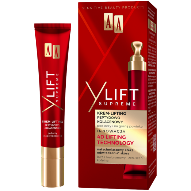 AA Y LIFT SUPREME Peptide-collagen lifting under eye and upper eyelid cream 15ml
