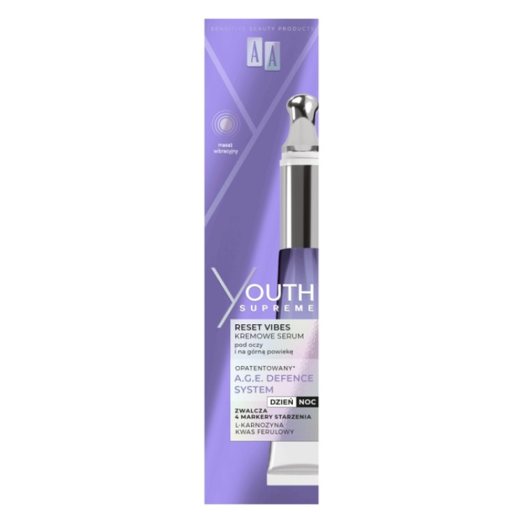 AA YOUTH SUPREME Reset vibes creamy eye and upper eyelid serum 15ml
