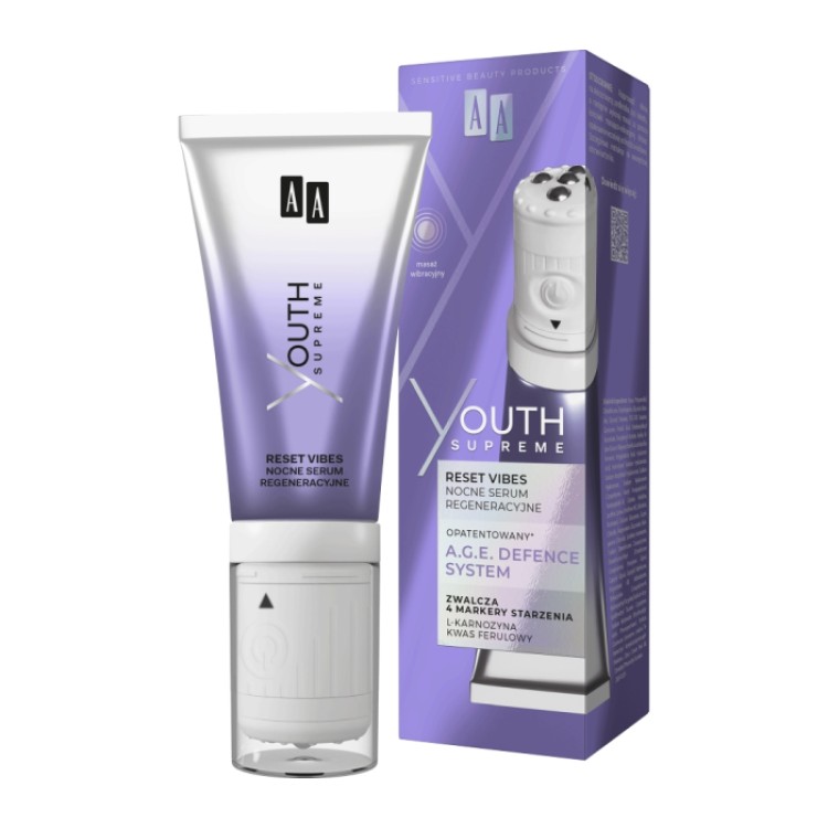 AA YOUTH SUPREME Reset Vibes Nourishing night serum 30ml