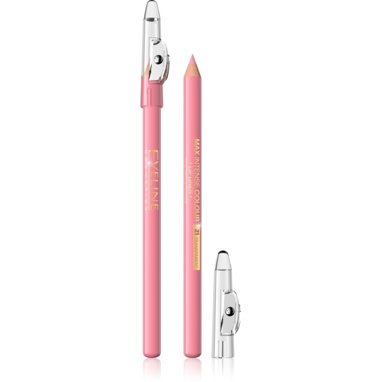 EVELINE MAX INTENSE COLOUR Lip Liner - 21 TRANSPARENT
