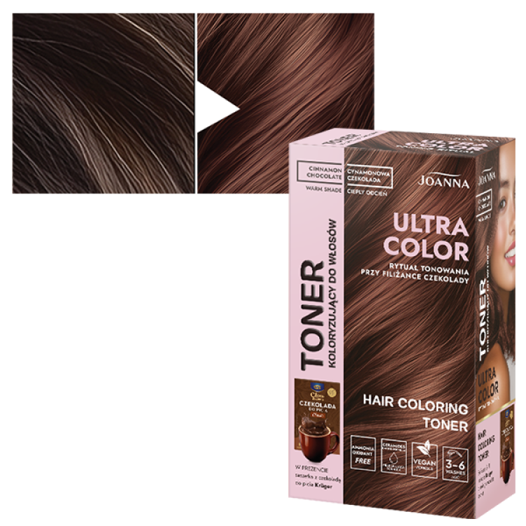 JOANNA ULTRA COLOR HAIR TONER Dark chocolate 100 g JOANNA ULTRA COLOR HAIR TONER Dark chocolate 100 g