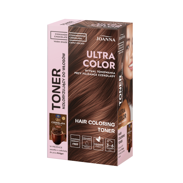 JOANNA ULTRA COLOR HAIR TONER Milk chocolate 100 g JOANNA ULTRA COLOR HAIR TONER Milk chocolate 100 g