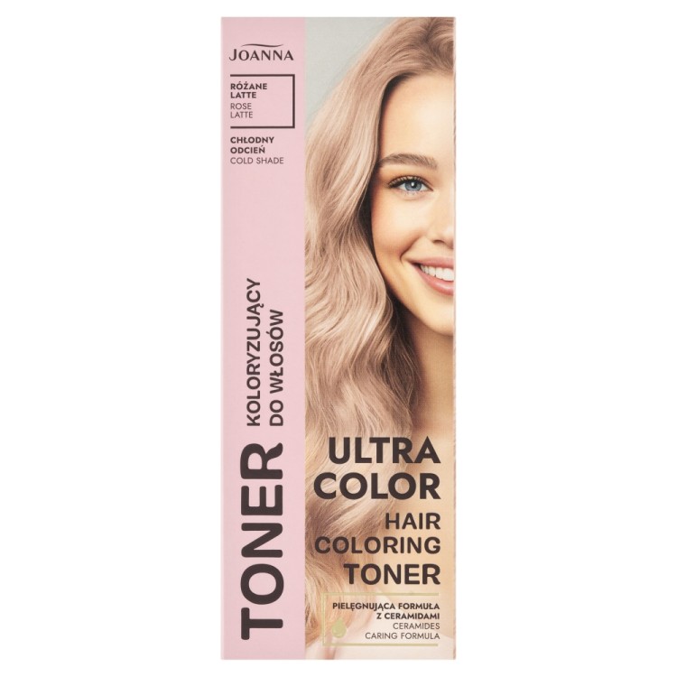 JOANNA ULTRA COLOR HAIR TONER Rose Latte 100 g JOANNA ULTRA COLOR HAIR TONER Rose Latte 100 g