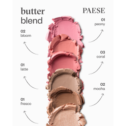 PAESE BUTTER BLEND Butter blush stick  02 BLOOM  6g