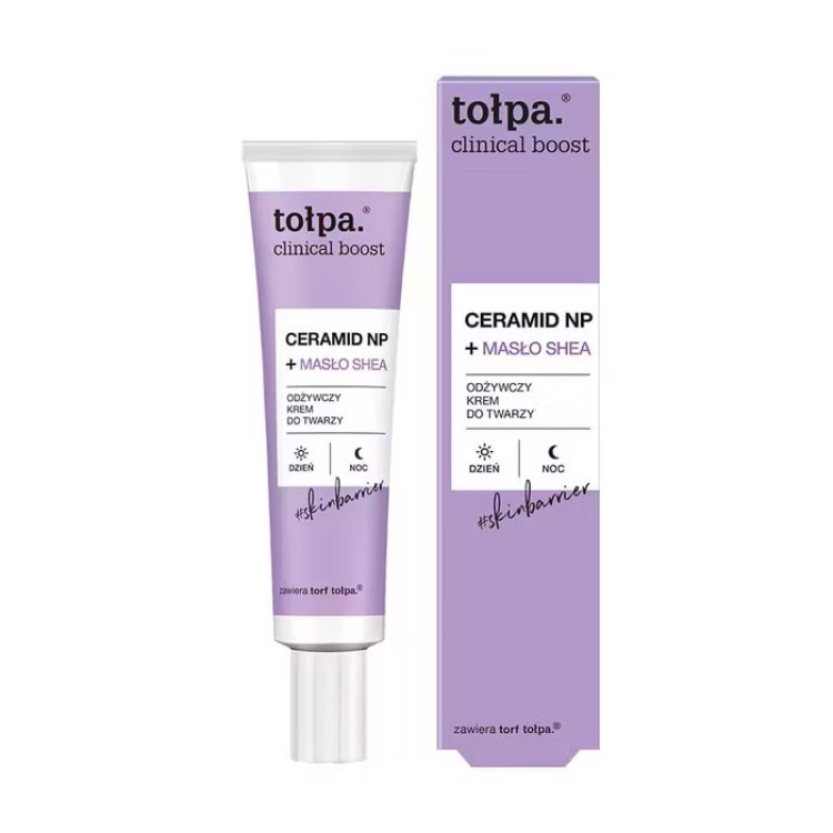 TOLPA CLINICAL BOOST CERAMIDES + Shea butter nourishing face cream 40ml TOLPA CLINICAL BOOST CERAMIDES + Shea butter nourishing face cream 40ml